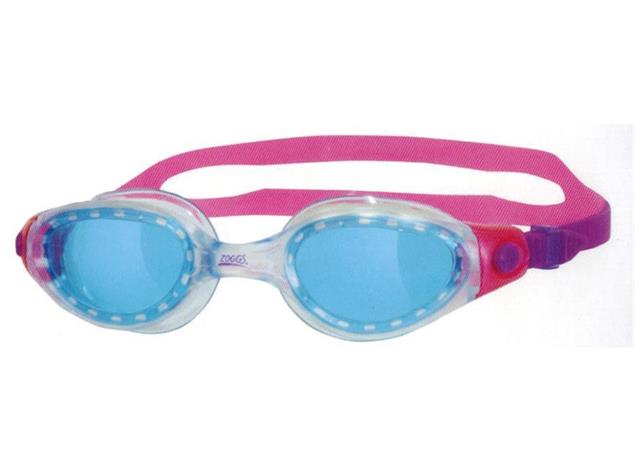 Zoggs Phantom Elite Junior Schwimmbrille - clear-pink/tinted blue