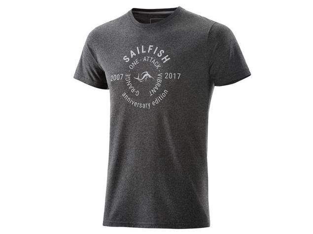 Sailfish Lifestyle Mens T-Shirt Anniversary - M anthracite