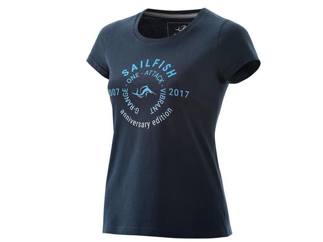 Sailfish Lifestyle Womens T-Shirt Anniversary - S marine