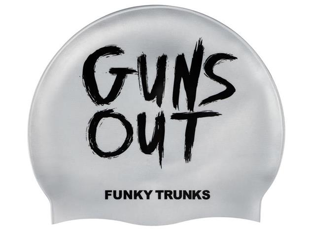 Funky Trunks Guns Out Silikon Badekappe