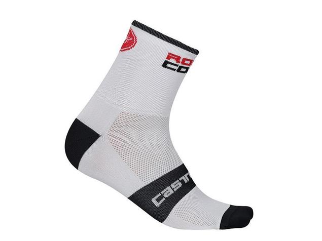Castelli Rosso Corsa 6 Sock Socken - L/XL white
