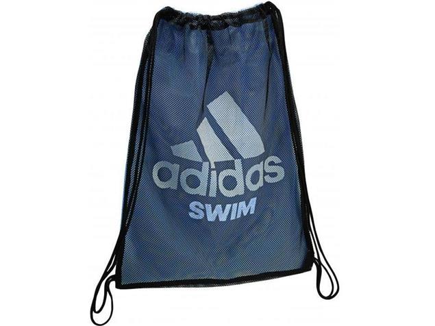Adidas Swim Mesh Bag Tasche - black/shock blue