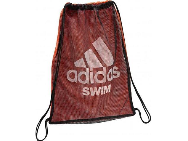 Adidas Swim Mesh Bag Tasche - black/solar red