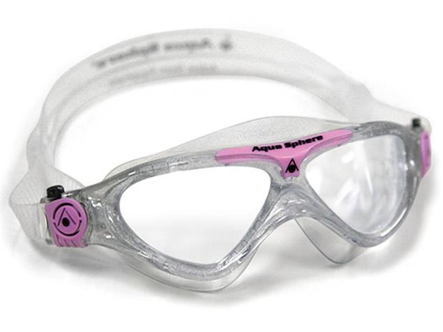Aqua Sphere Vista Junior Schwimmbrille - glitter-pink/clear