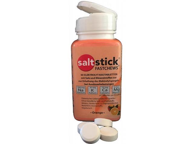 SaltStick Fastchews Elektrolyt Kautablette Dose a`60 Tabletten - orange