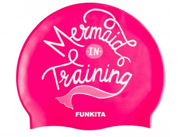 Funkita Mermaid in Training Silikon Badekappe