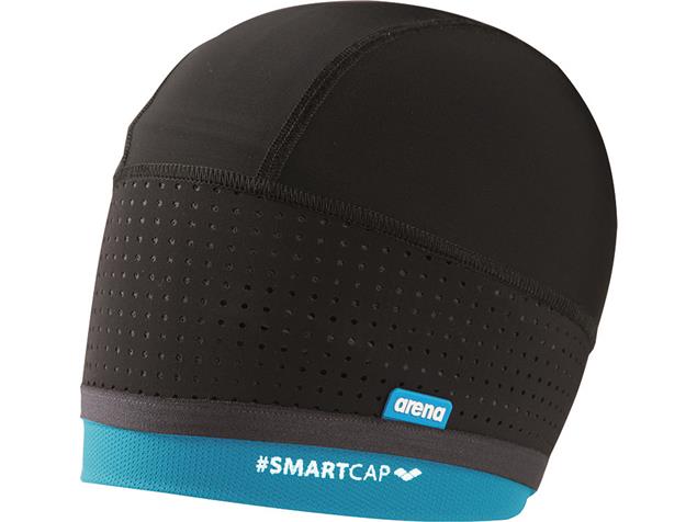 Arena Smart Cap Swimming Badekappe - black/turquoise