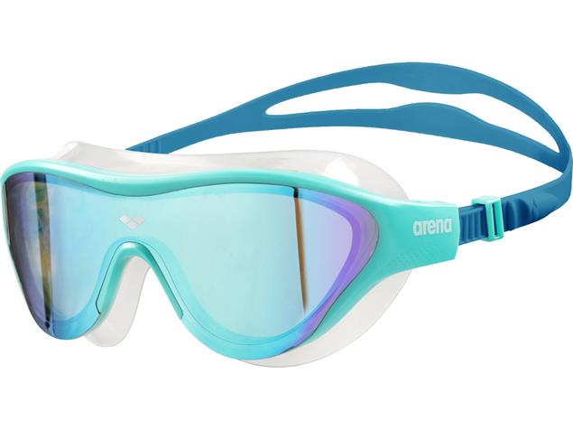 Arena The One Mask Mirror Schwimmbrille - blue/water/blue cosmo