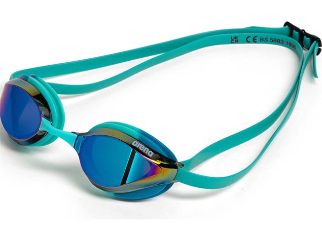 Arena Python Mirror Schwimmbrille - turquoise/water/blue cosmo