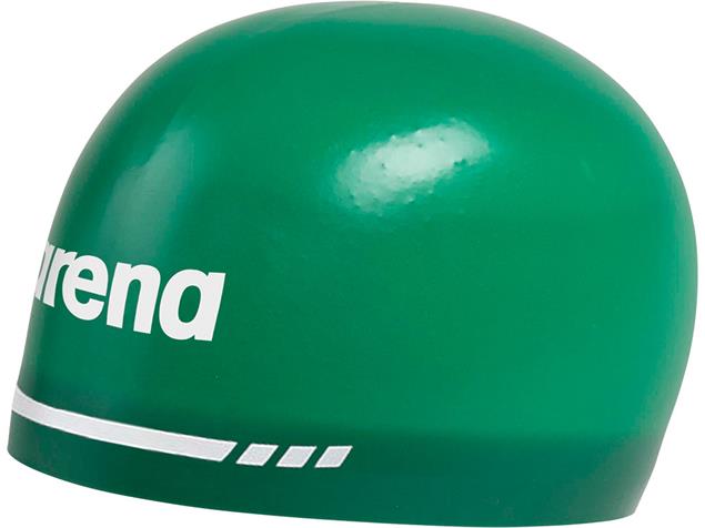 Arena 3D Soft Silikon Badekappe - L green