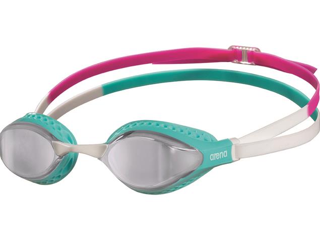 Arena Air-Speed Mirror Schwimmbrille - turquoise-multi/silver
