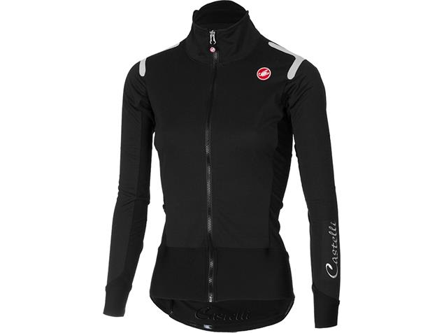 Castelli Alpha Ros Light Jacket W Damen Jacke - XL light black/black