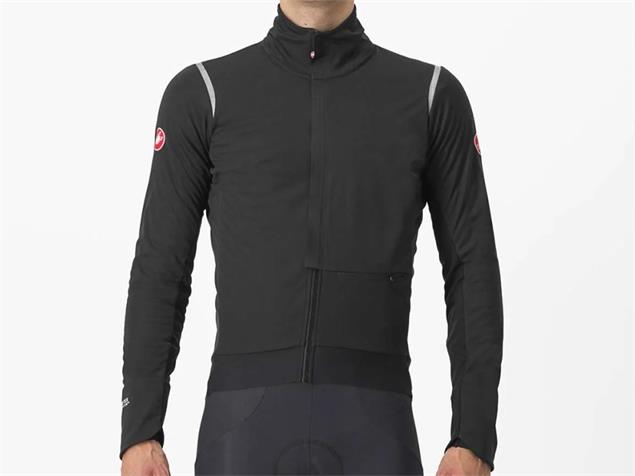 Castelli Alpha Doppio RoS Jacket Jacke - XS light black/silver reflex