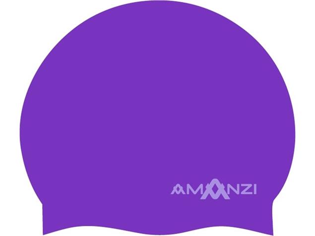 Amanzi Signature Purple Silikon Badekappe