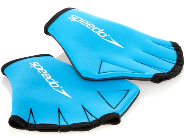 Speedo Aqua Glove Aqua Jogging Handschuh blau - L