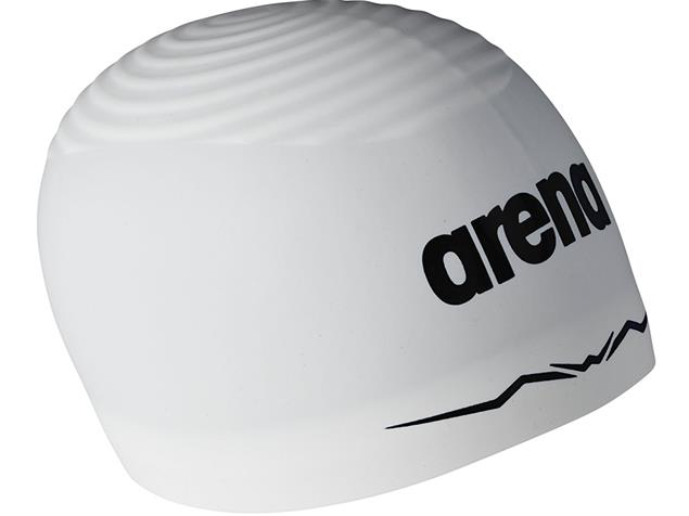 Arena Aquaforce Wave Cap Badekappe - M white/black