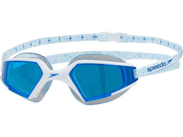 Speedo Aquapulse Max 2  Schwimmbrille - white-aqua splash/blue