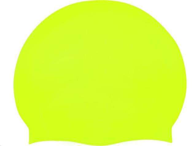 Badekappe Silikon Soft - fluo yellow