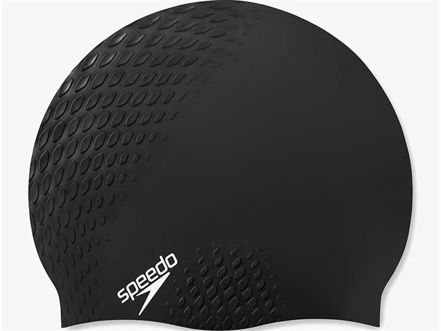 Speedo Bubble Active + Silikon Badekappe - black