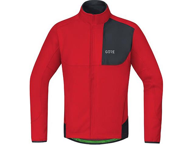 Gore C5 Thermo Trail Jacke Windstopper - XL red/black