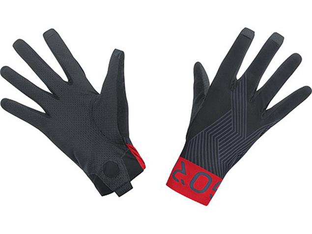 Gore C7 Pro Langfinger Handschuhe - 10 schwarz/rot