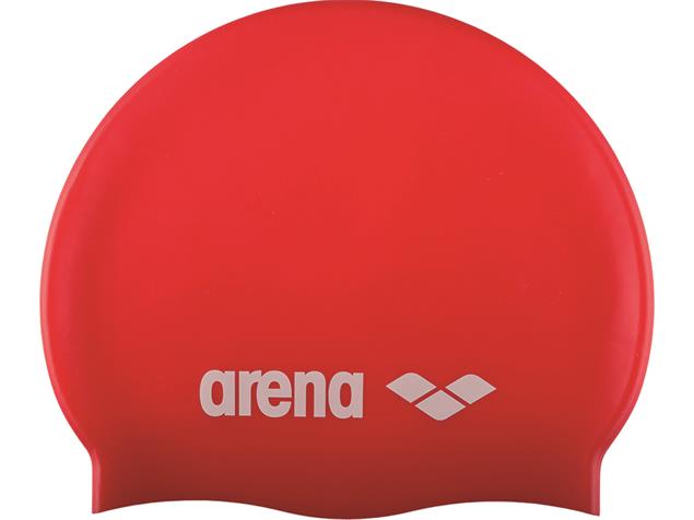 Arena Classic Silikon Junior Badekappe - red