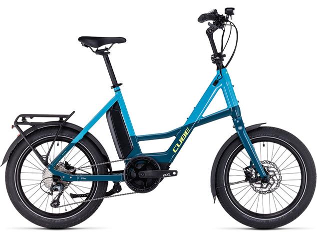 Cube Compact Sport Hybrid 500 20" Elektrorad - 20" blue'n'lime