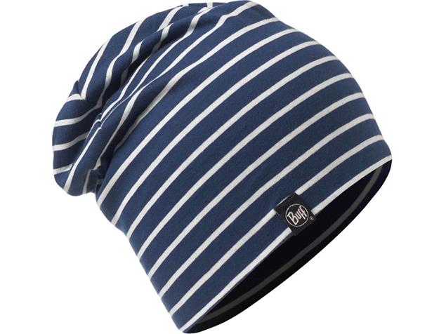 Buff Cotton Stripes Mütze - denim stripes