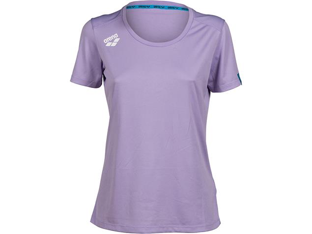 Arena Damen Solid T-Shirt - L lavanda