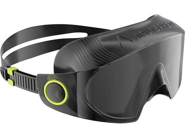 Aquasphere Defy Ultra Swim Goggles Schwimmaske Dark - Black/Bright Yellow