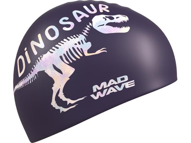 Mad Wave Dinosaur Silikon Badekappe - navy