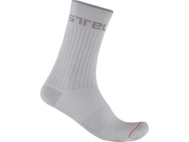 Castelli Distanza 20 Socken - S/M silver gray