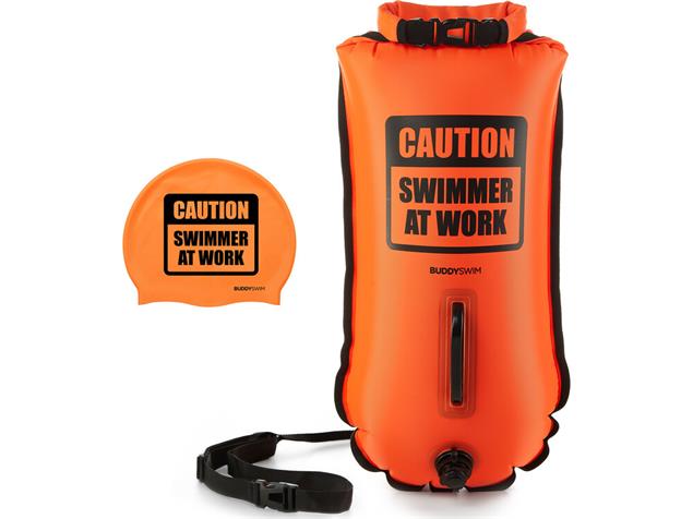 Buddyswim Dry Bag Buoy Schwimmboje 28L CSW - orange