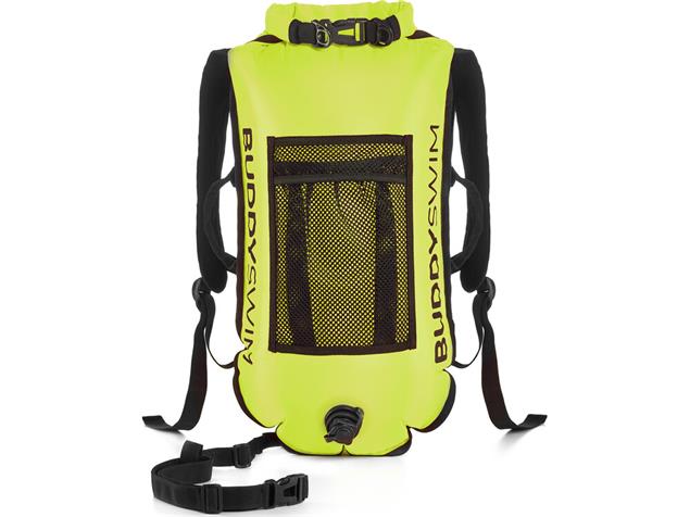 Buddyswim Drybag Buoy Backpack Schwimmboje 28L mit Träger - yellow