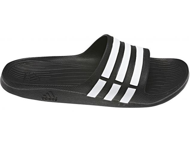 Adidas Duramo Slide Badeschuh - 11 black/white