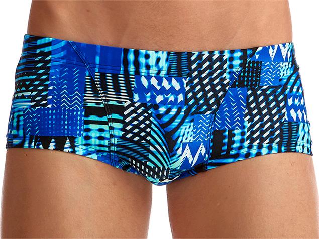 Funky Trunks Electric Night Men Badehose Clasic Trunks - S