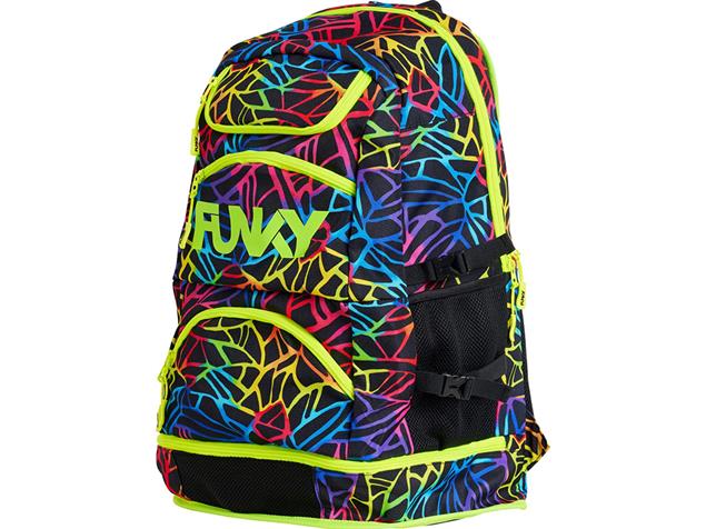 Funky Elite Squad Backpack Rucksack Rainbow Web