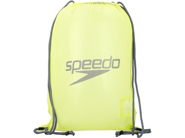 Speedo Equipment Mesh Bag Tasche - lime punch/oxid grey