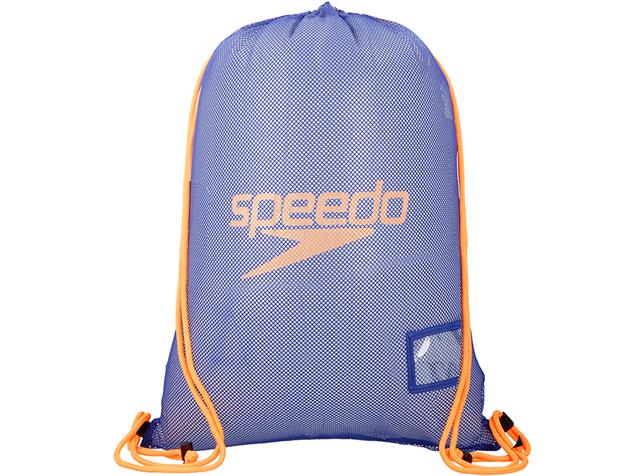 Speedo Equipment Mesh Bag Tasche - ultramarine/fluo orange