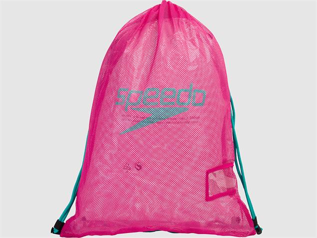 Speedo Equipment Mesh Bag Tasche - electric pink/green glow