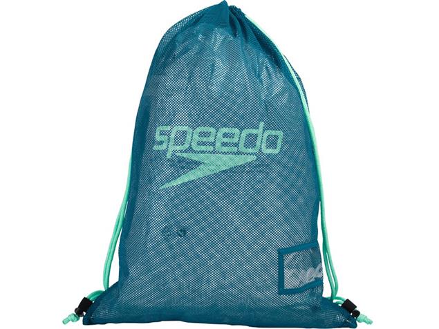 Speedo Equipment Mesh Bag Tasche - nordic teal/green glow
