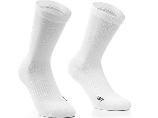 Assos Essence Socks High Socken Twinpack - 1 holy white