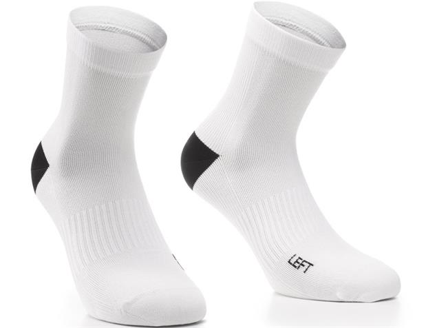 Assos Essence Socks Low Socken Twinpack - 0 holy white