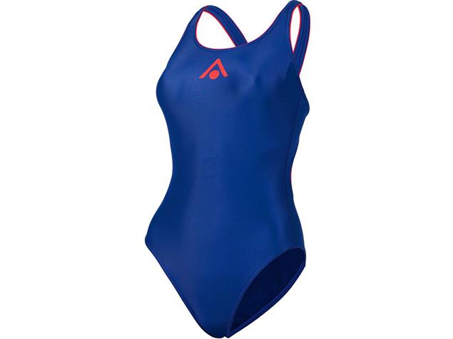 Aquasphere Essential Badeanzug Classic Back - navy blue/red 36