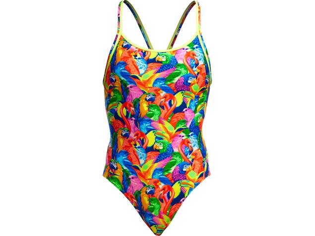 Funkita Bright Birds Ladies Badeanzug Diamond Back - 42 (16)