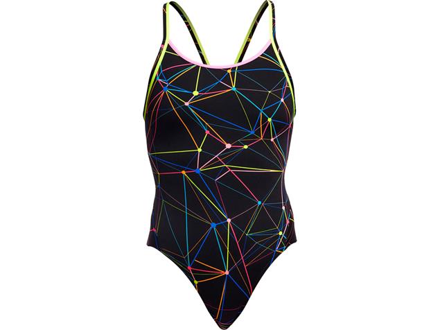 Funkita Star Sign Ladies Badeanzug Diamond Back - 40 (14)