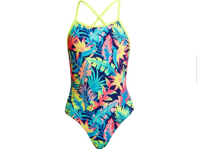 Funkita Eco Palm Off Girls Badeanzug Strapped In - 152 (10)