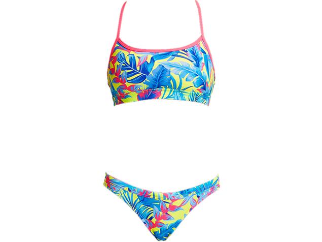 Funkita Eco Poptail Ladies Schwimmbikini Swim Crop Top + Hipster Brief - 38 (12)