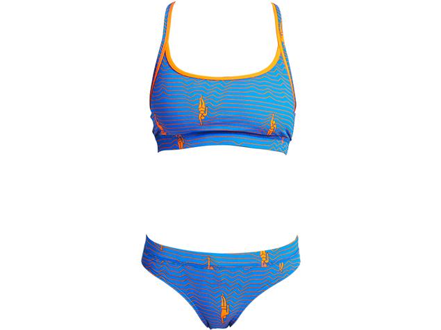 Funkita Ocean Swim Ladies Schwimmbikini Sports Top + Sports Brief - 40 (14)