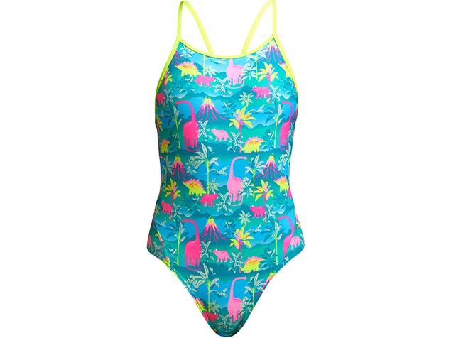 Funkita Prehistoric Party Girls Badeanzug Diamond Back - 176 (14)